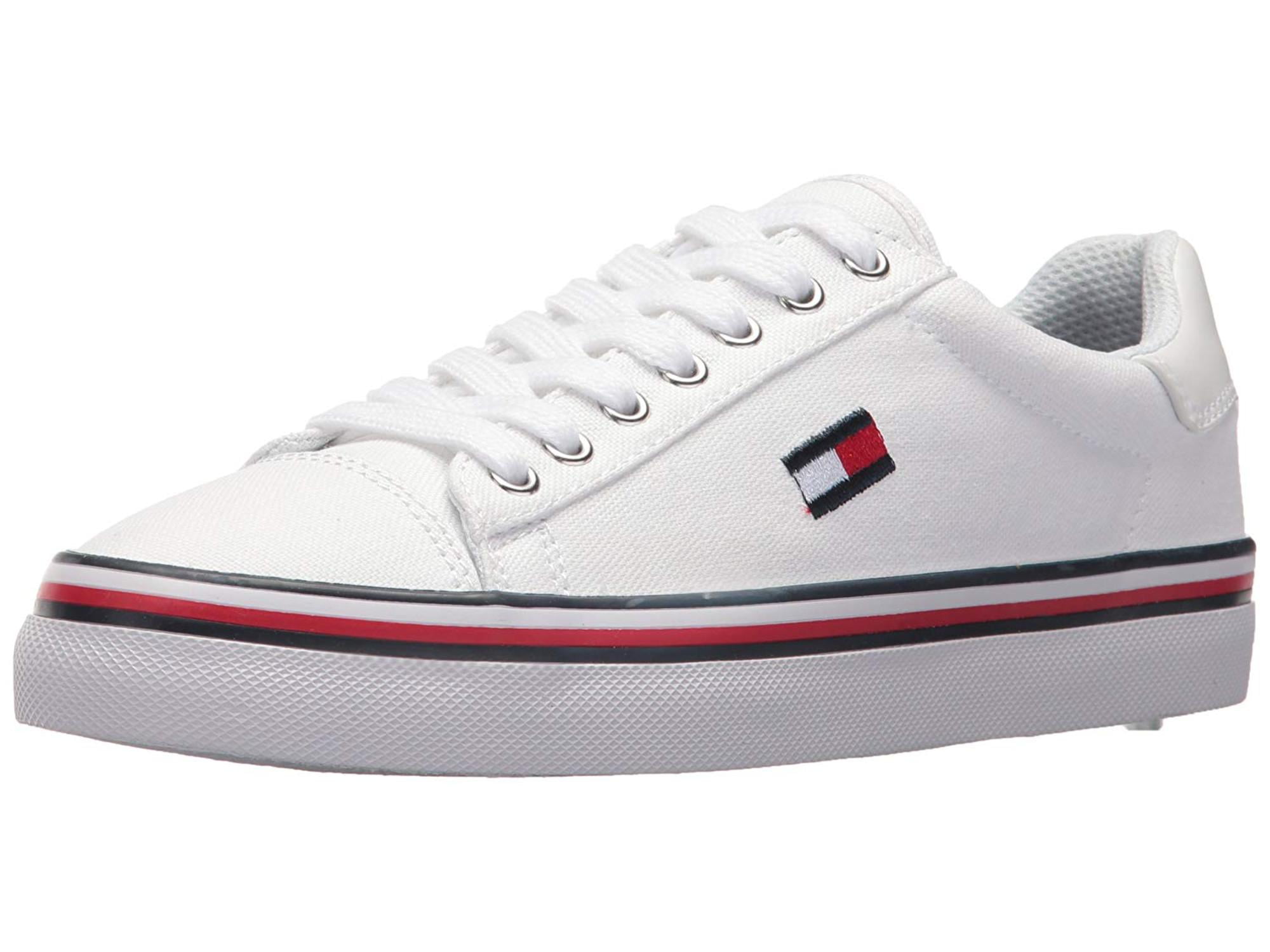 Tommy Hilfiger Corporate Detail Sneaker Womens White Fashion Trainers 