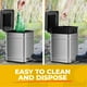 thumbnail image 4 of Bote de basura para excrementos de perro AnimoGoods de acero inoxidable, 5 litros, impermeable, 4 of 8