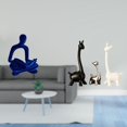 thumbnail image 2 of Figura de pensador abstracto, estatua de jirafa de cerámica, estatua de alce y ciervo, figura humana, decoración con resina artística moderna para sal, 2 of 8