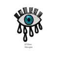 thumbnail image 1 of Evil Eye Iron On Patch Sequined Applique For Hoodie Sweatshirt DIY Fashion, 1 of 7