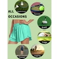 thumbnail image 6 of JuneFish Women's 2 in 1 Flowy Athletic Shorts Running Tennis Skirt Workout Skorts with Pockets, 6 of 8