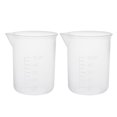 thumbnail image 1 of 2Pcs Vaso Graduado De Precipitado De 50 Ml Transparente Taza Medidora Labs Plástico Pp, 1 of 6