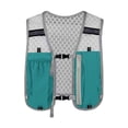 thumbnail image 1 of Gilet de Course Unisexe Léger Réfléchissant Gilet de Sport avec Bouteille d'Eau et Poches pour Téléphone Sangle de Poitrine Ajustable Idéal pour la Randonnée, le Cyclisme et les Activités de Plein Air, 1 of 5