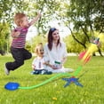 thumbnail image 5 of Lanzadores de cohetes para niños con 6 cohetes de espuma, actividades de verano al aire libre para jugar al aire libre, regalos de juguetes para niños y niñas de 2, 3, 4, 5, 6, 7, 8 y más brillar Electrónica, 5 of 5