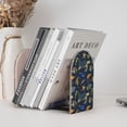 thumbnail image 6 of Lsque Undersea Animals Printed Wood Bookends,Non-Skid Bookend for Shelves,Heavy Duty Support Bookends,Non-Slip Foam Pads for Office, Home, and Library,1 Pair, 6 of 8