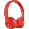 thumbnail image 4 of Restored Beats by Dre Beats Solo3 Wireless OnEar Headphones (Citrus Red) (Refurbished), 4 of 7