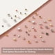 thumbnail image 5 of Uxcell 80Pcs Remaches de Rhinestone 0.24"x0.31" Cobre para Manualidades Plata Gris, 5 of 7