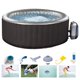 thumbnail image 4 of Cubiertas de piscina de polvo de burbujas de Spa inflables redondas de seguridad aisladas para bañera de hidromasaje Sincero Hogar, 4 of 6