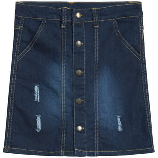 Jordache Girls 5-pocket Denim Jean Skirt, Sizes 4-18 & Plus - Walmart.com