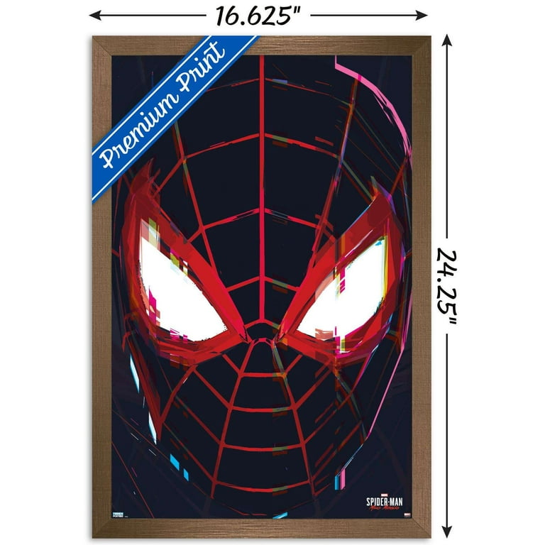 Trends International Marvel's Spider-Man 2 - Key Art Framed Wall Poster  Prints Black Framed Version 14.725 x 22.375