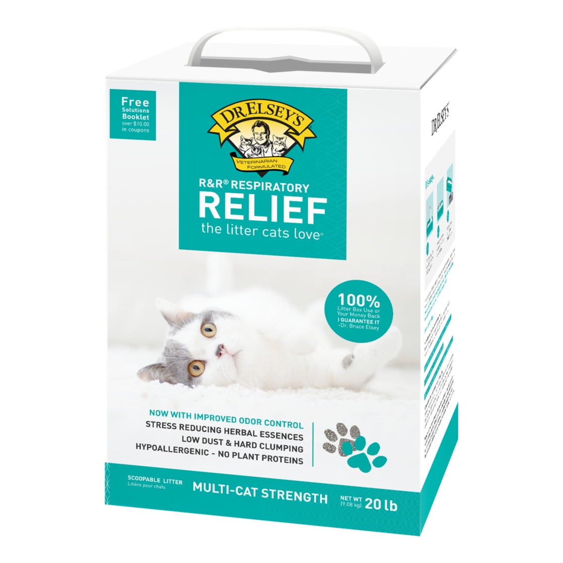 Dr. Elsey's® R&R™ Stress-Reducing Clumping Clay Cat Litter 20 lb. Box
