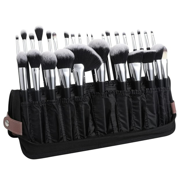 DUcare Makeup Organizer 30pcs Folding Size Makeup Brushes Case Bag Stand-up Cosmetic Bag Artist Storage Bag (Only Bag) - Walmart.com