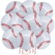 thumbnail image 1 of Yanonmyfd 10 Pack 18 Inch Blue Soccer Foil Balloons Football Helium Metallic Mylar Balloons for Birthday Party Sports Theme World Cup Party Decorations,18 Inch White Baseball, 1 of 14