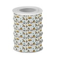 thumbnail image 2 of 5 Rolls Christmas Ribbon 1.5 inch Wide Decorative Ribbon for Gift Wrapping and Holiday Decorations Construction Trucks and Excavators, 2 of 7