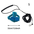 thumbnail image 3 of zhonghuaying Pet Birds Harness and Leash Flight Suit Harness Vest Outdoor Activity Fly Training Clothes for Cockatoo Parakeets Flight Suit and Leash(G,Blue), 3 of 4