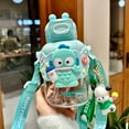 thumbnail image 1 of Sanrio Kuromi Round Water Cup with Straw Tritan Material Safety Plastic Bottle High Temperature Resistant Food Grade Kids 700ml, 1 of 1