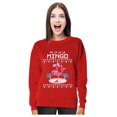 thumbnail image 1 of Tstars Womens Ugly Christmas Sweater Fa La La Flamingo Christmas Gift Funny Humor Holiday Shirts Xmas Party Christmas Gifts for Her Women Sweatshirt Ugly Xmas Sweater, 1 of 5