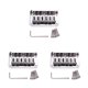 thumbnail image 4 of Yuarrent Guitar Saddle Tailpiece Professional Repair Accessories Replace Replacement Fixed Component Bridge Fitting Instrument String Type1, 4 of 6
