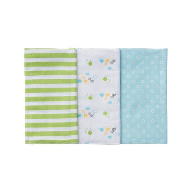 Gerber Cotton Burp Cloth, 3pk Unisex