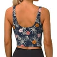 thumbnail image 2 of Yiaed Hawaiian Style Print Ladies Waistcoat Women Sports Vest Vest Sports Women Sports Top Yoga Vest for women-X-Large, 2 of 8