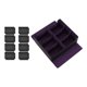thumbnail image 1 of Caja contenedora para guardar barajas de cartas coleccionables, práctica y resistente. Negro Púrpura, 1 of 9