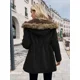 thumbnail image 5 of Chaqueta Gruesa Con Capucha De Lana De Algodón Para Mujer, 5 of 8
