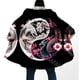 thumbnail image 1 of Capa con capucha con estampado 3D de dragón de tatuaje vikingo para hombres, abrigo grueso y cálido, capa de forro polar a prueba de viento, bata, manta con capucha, Yin y Yang,-2, 1 of 3