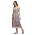 thumbnail image 5 of Moomaya Printed Sleepwear For Ladies WoMen's V-Neck Spaghetti Strap Nightdress, 5 of 6