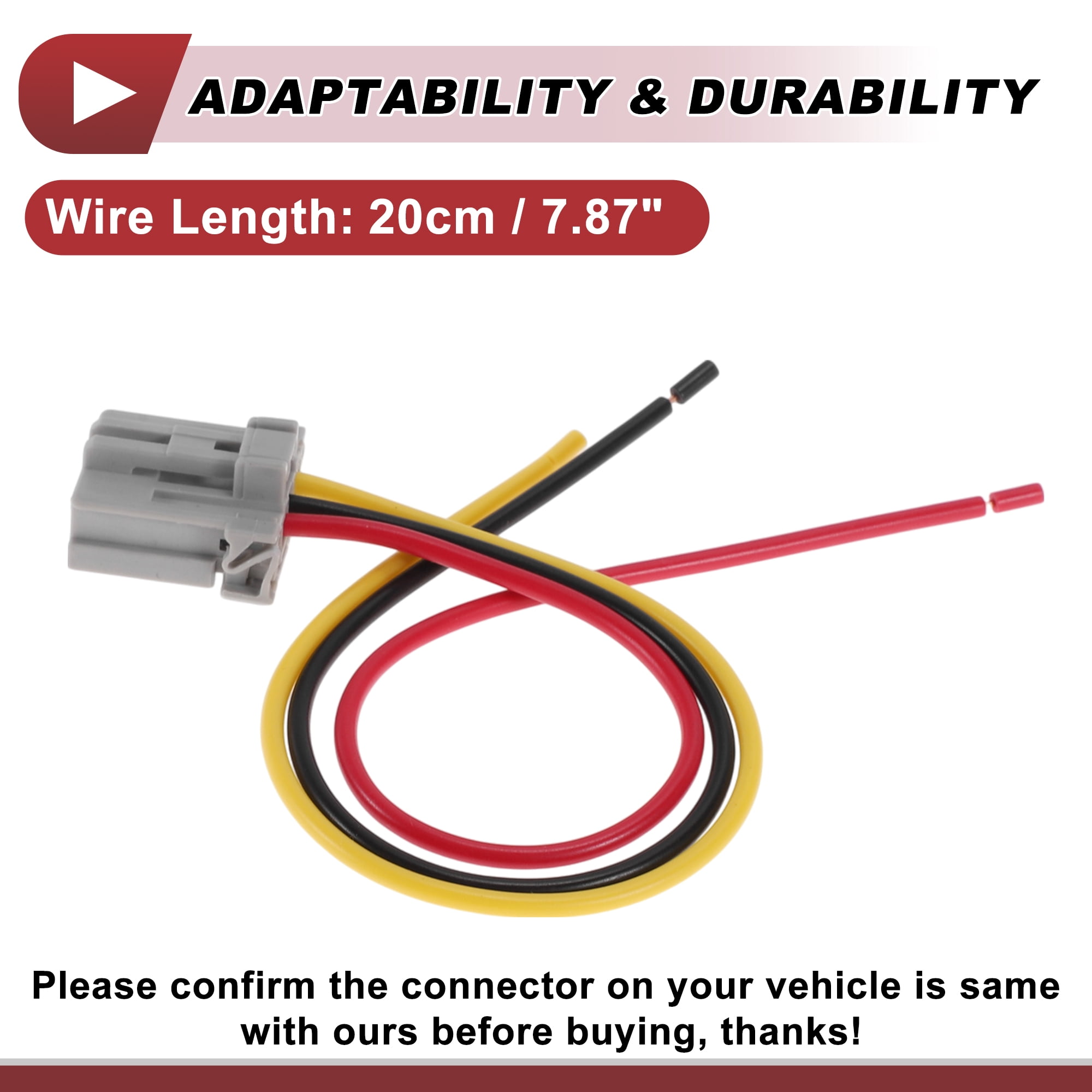 Unique Bargains 33515S50003 Brake Light Socket Wiring for Honda Accord 1998-2015