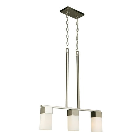 

3 Light Pendant by Eglo 202868A in Nickel Finish
