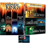 Stephen King 7 Movie & TV Mini Series Collection DVD Set Includes Glossy Print Cinema Art Card