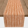 thumbnail image 2 of Creative Products Modern Herringbone Orange 16x72 Poly Twill Table Runner, 2 of 2