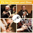 thumbnail image 3 of Clarinet lyre,2 Pack Black Lyre Holder for Marching, 3 of 5