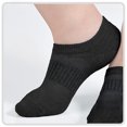 thumbnail image 5 of PLHWHYQ Kids Ankle Socks Breathable Short Socks For Sports School Daily Wear Soft Comfortable Casual Socks for Kids Black 5-14 Years, 5 of 6
