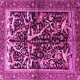 thumbnail image 1 of Ahgly Company Indoor Square Persian Pink Traditional Area Rugs, 4' Square, 1 of 4