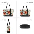 thumbnail image 6 of FORMRS Canvas Laptop Tote Bag for Women with 15.6" Computer Compartments Shoulder Handbag, Large Red Floral Pattern, 6 of 7