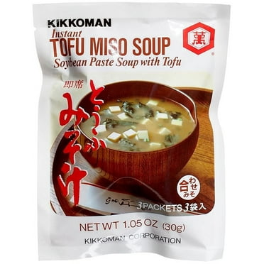 Kikkoman Tofu Miso Instant Soup Mix, 1.05 oz ( Pack of 2 )
