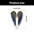 thumbnail image 5 of MANNYA 4Pcs Elegant Alloy Wing Shaped Brooches Set Rhinestones Lapel Pins Comfortable Breastpins Accessory for Banquet Wear, 5 of 14