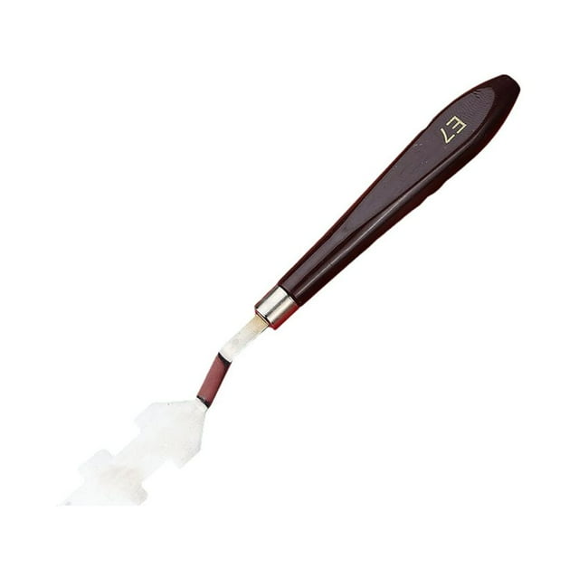 fastboy Oil Painting Scraper Stainless Steel Mixing Handle Acrylic Paint Tool Irregular-shape Serration Palette Scrapers E7