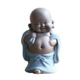 thumbnail image 1 of Pequeñas colecciones de estatuas de Buda feliz de cerámica Maitreya para, duraderas D, 1 of 7