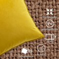 thumbnail image 5 of 45*45cm Utilice La Almohada Del Sofá De La Sala De Estar-Almohada Con Núcleo De Almohada-Decoración De Granja-Terciopelo Cúrcuma 45*45cm, 5 of 5