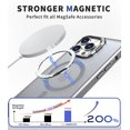 thumbnail image 3 of Casetego Magnetic Ring Stand for iPhone 14 Pro Max Case,Compatible with MagSafe Military-Grade with 360°Rotatable,Shockproof & Scratch-Resistant Phone Protective Cover,Gray, 3 of 6