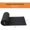 thumbnail image 1 of QinaQin Tissu Géotextile 4 Pi x 50 Pi 6 Oz pour Stabilisation d'Entrée, Noir, 1 of 7