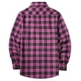 thumbnail image 6 of Boys Plaid Shirts Long Sleeve Button Down Flannel Shirt Casual Tops Comfy Lapel Checkered Shirt Tops For Kids,Flannel Shirt Boys 12-13 Years, 6 of 7