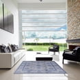 thumbnail image 6 of Ahgly Company Indoor Rectangle Mid-Century Modern Blue Gray Oriental Area Rugs, 6' x 9', 6 of 6