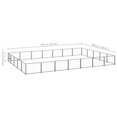 thumbnail image 4 of vidaXL Dog Kennel Black 35 m² Steel, 4 of 4