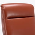 thumbnail image 6 of Bowery Hill Top Grain Leather Caramel Recliner Rectangular Cushioned Headrest 42.5"H x 30"W x 34"D Unassembled, 6 of 15