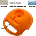 thumbnail image 4 of Tennis Trainer Self Training Rebound Baseboard Tennis Training Gear with 1 String Balls, 4 of 8