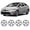 15 inch- Black & Sliver, variant on 15 inch Hubcaps for 2010-2015 Toyota Prius Snap-On Installation Black Lacquer, ABS+PC Alloy Wheel Rim Covers(4 Pack)