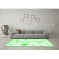 thumbnail image 3 of Ahgly Company Indoor Rectangle Solid Emerald Green Modern Area Rugs, 7' x 10', 3 of 4
